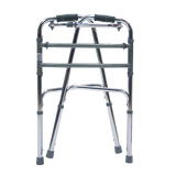 Andadera Doble Función de Aluminio con Soporte Frontal Reforzado - Acabado Brillante