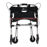 Andadera de Aluminio de Super Lujo con Asiento y Frenos - Color Roja