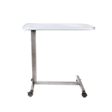 Mesa Puente Base H con Bandeja en Plastico Gris - Esmaltada Gris Martillado