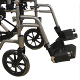 Silla de Ruedas Movili Motion con Brazos FlipUp - Descansapies Abatibles y Desmontables - Platino
