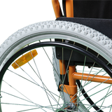 Silla de Ruedas Xtreme con Brazos FlipUp y Descansapies Abatibles y Desmontables - 16 pulgadas - Neumática - Terra
