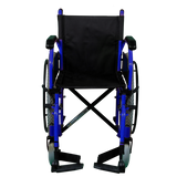 Silla de Ruedas Xtreme con Brazos FlipUp y Descansapies Abatibles y Desmontables - 18 pulgadas - Neumática - Tormenta