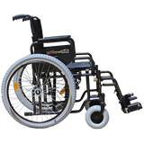 Silla de Ruedas Xtreme Bariátrica de 22 Pulgadas con Descansapiés