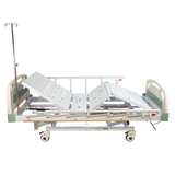 Cama Manual de 3 Funciones con Barandales de Aluminio