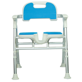 Silla Ducha de Aluminio Plegable con Respaldo