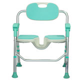 Silla Ducha de Aluminio Plegable con Respaldo